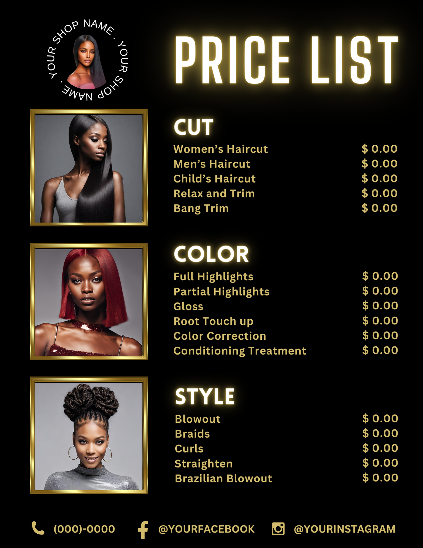 Price List Template