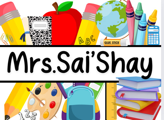 Back 2 School / Teacher Appreciation Editable Templates